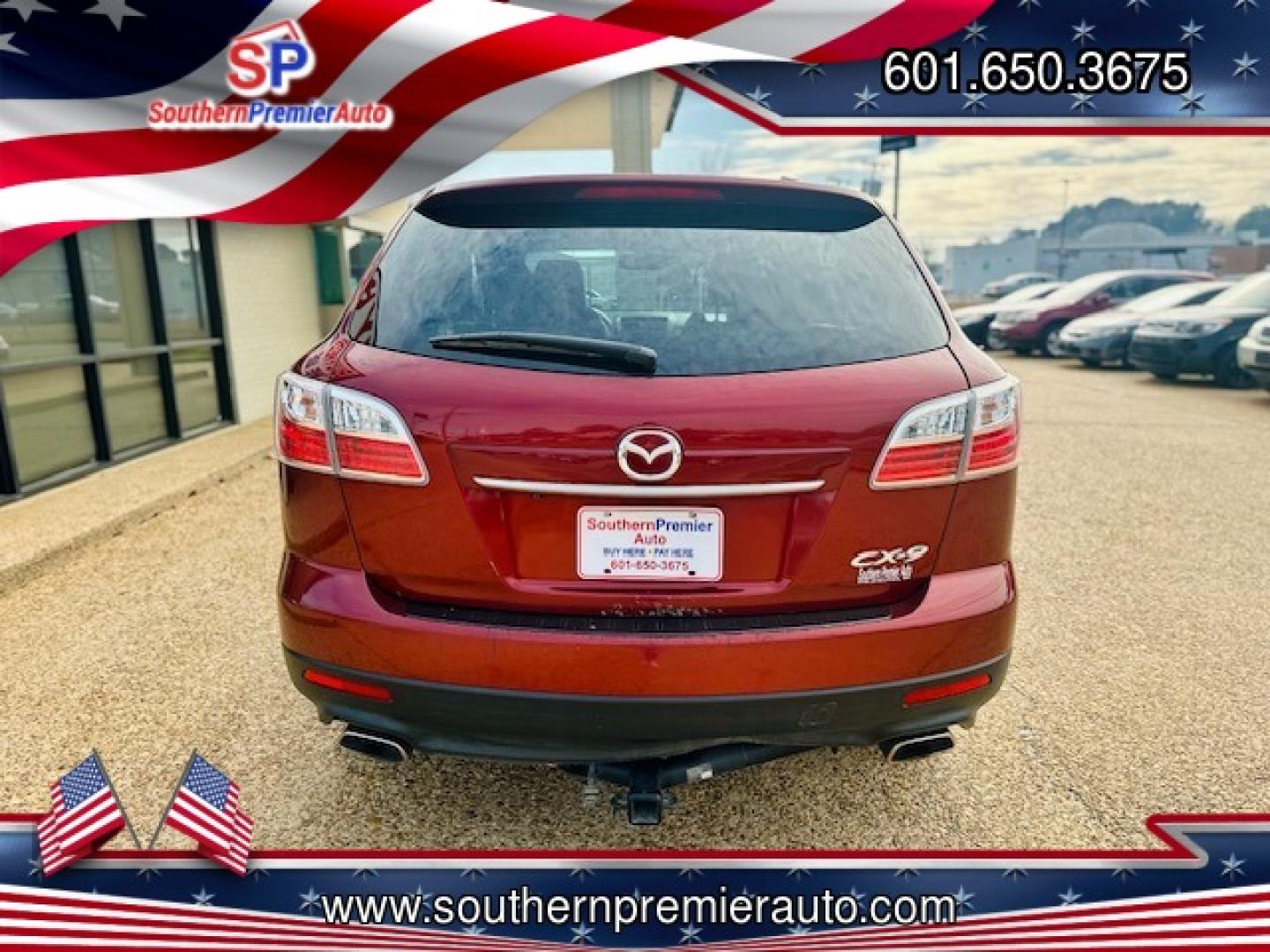 2011 RED MAZDA CX-9 GRAND TOURING (JM3TB2DA6B0) , located at 922 W. Beacon St., Philadelphia, MS, 39350, (601) 650-3675, 32.770447, -89.127151 - Photo#4